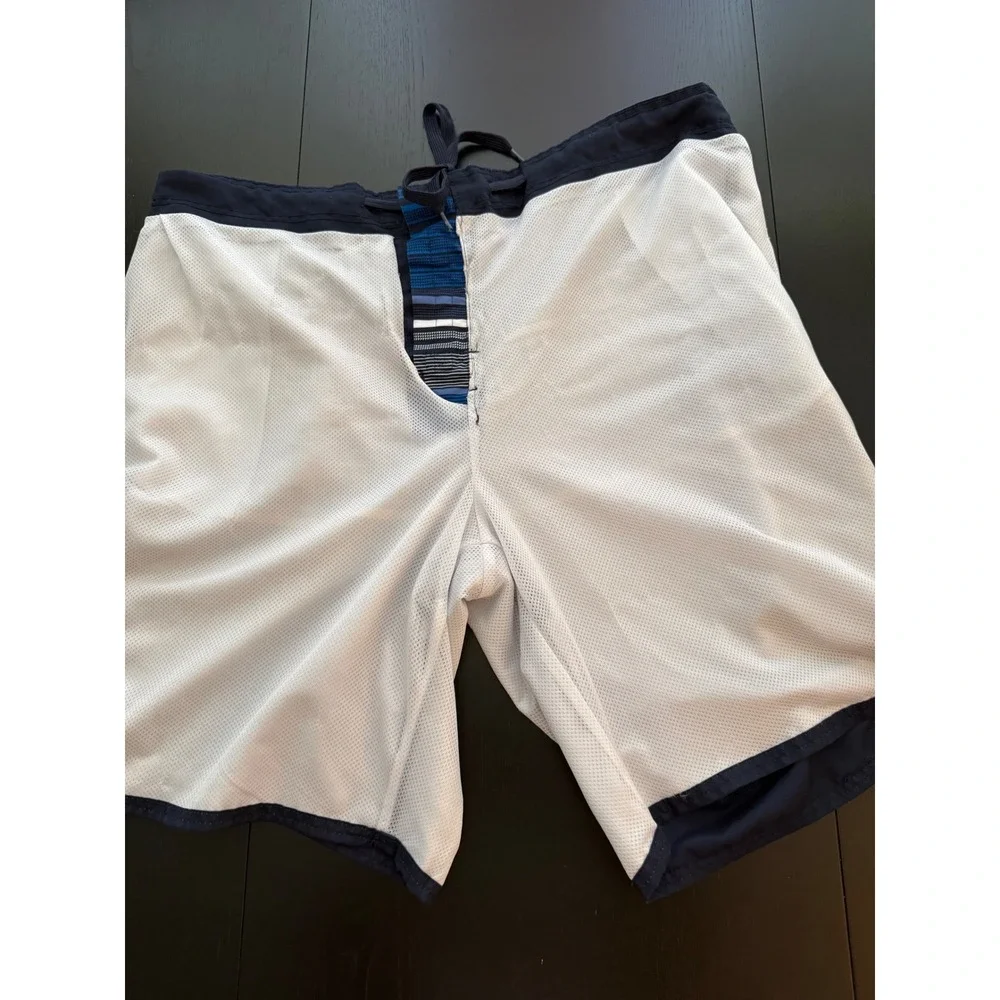 Op Swim Trunks Mens 2XL(44-46) Blue‎ Mesh-Lined Board Shorts Swimwear Resortwear
